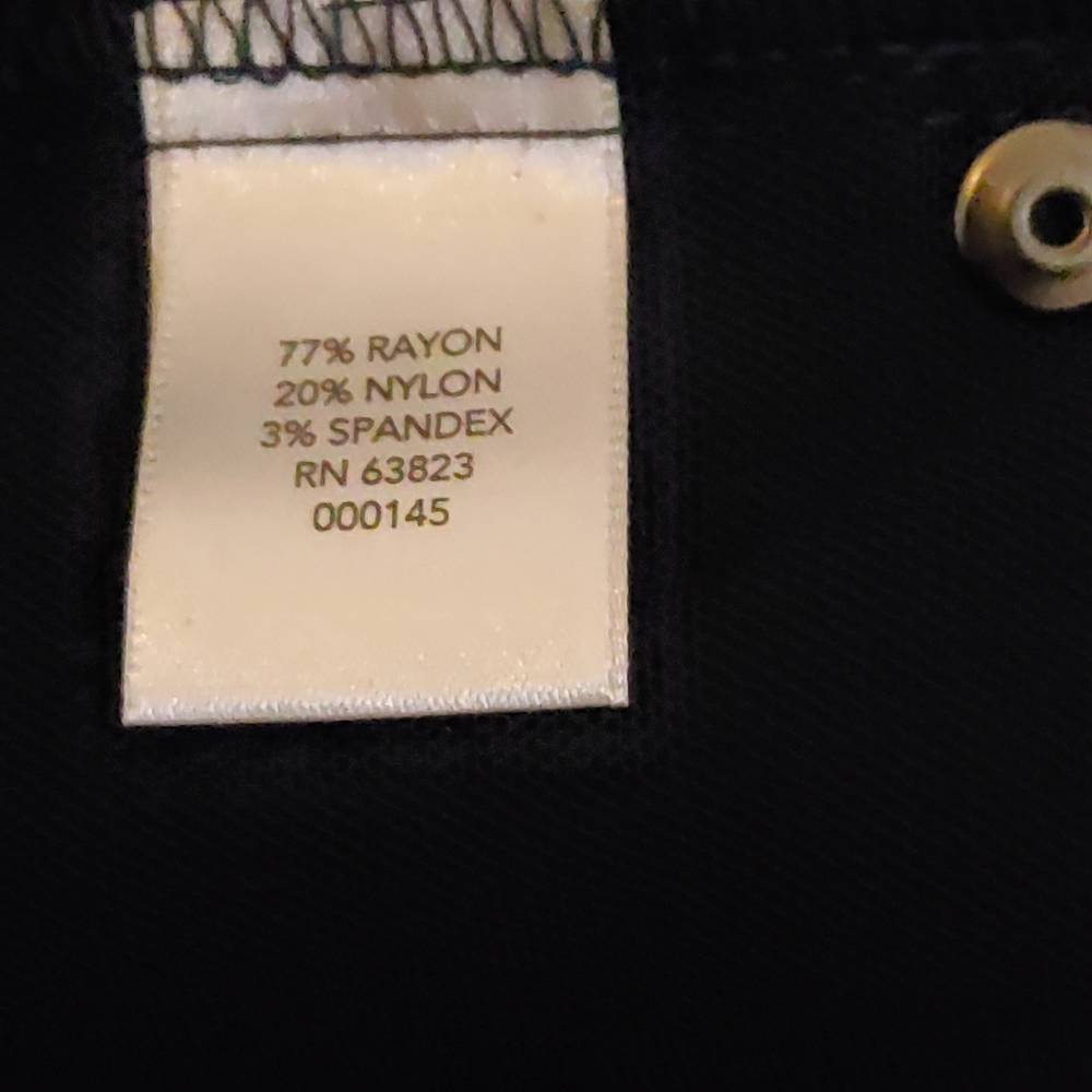 Signature Slimming by CJ Banks The Perfect Pull On Ankle Pants 20W Navy Blue New - Picture 11 of 11